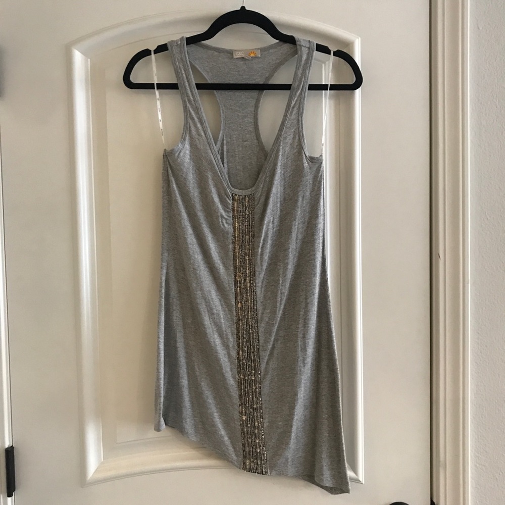 C&C California Grey Asymmetrical Tank